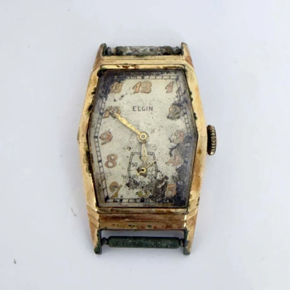 Vintage Elgin GoWatch Head Sub Second Dial Works